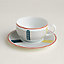 Tressages Equestres breakfast cup and saucer, View: front, front, view 1 of 3