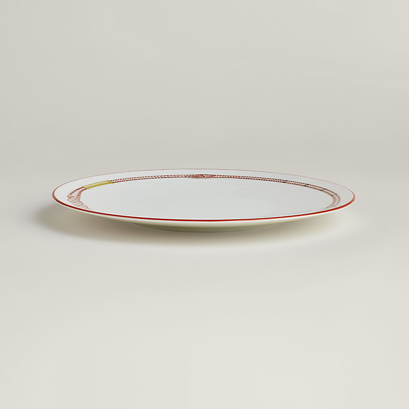 Tressages Equestres dinner plate