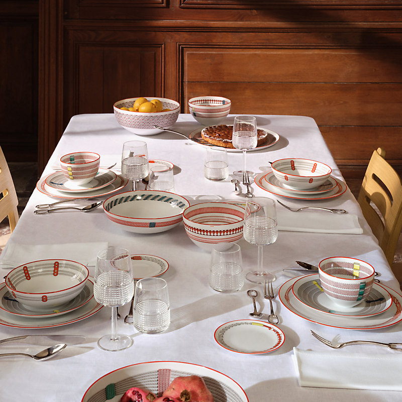 食器 HERMES Balcon du Guadalquivir bread and butter plate n°2 | Hermès USA