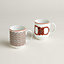 Tressages Equestres set of 2 mugs, View: front, front, view 1 of 3