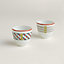 Tressages Equestres set of 2 tumblers, small model, View: Back, back, view 3 of 3
