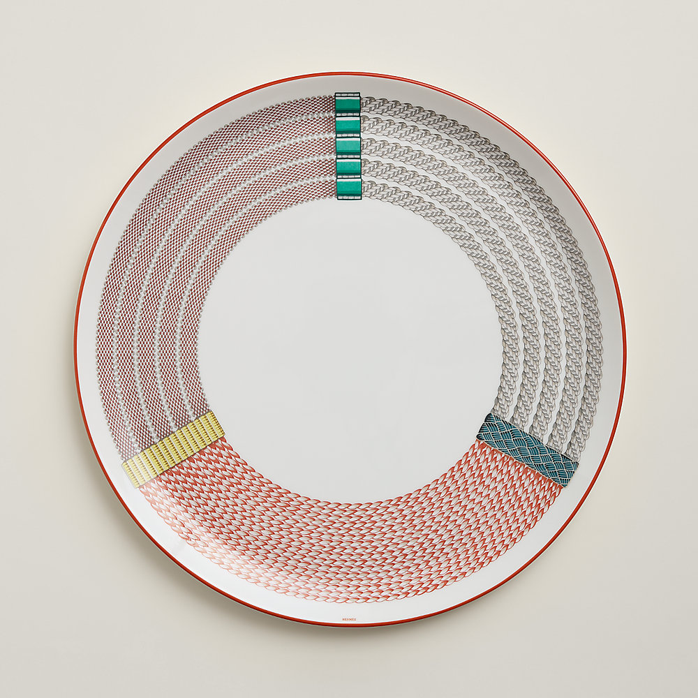 Hermes Tressages Equestres tart platter