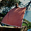 Tresses H beach towel, View: Worn, worn, view 3 of 3
