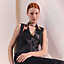 Tresses H embroidered Twilly, View: Worn, worn, view 4 of 4