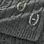 Tri-Maillon Details Cuir scarf, View: Detail, detail, view 3 of 3