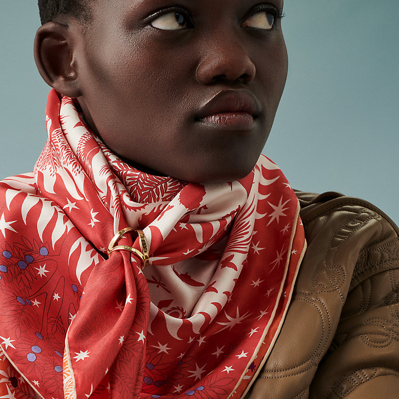Converteren gebruik Jet Trio scarf 90 ring | Hermès USA