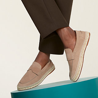 Hermes エスパドリーユ Costanza espadrille 直営店ラッピング org.jpg