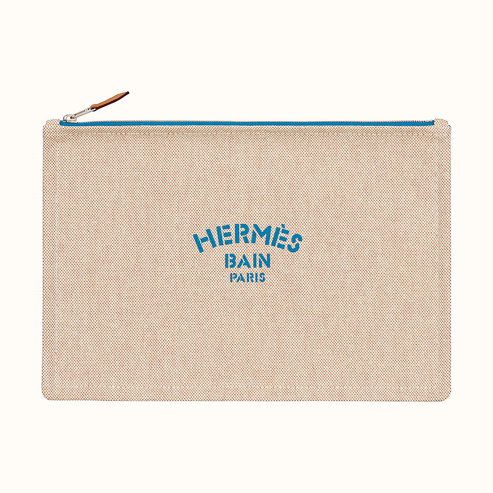 pochette hermes bain