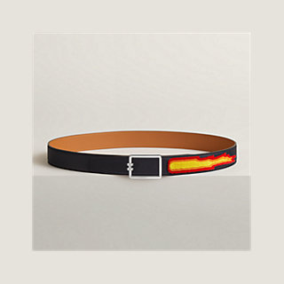 Tube H belt buckle & Leather strap 32 mm | Hermès USA