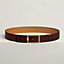 Tube H belt buckle & Leather strap 38&nbsp;mm, View: , view 1 of 2