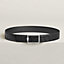Tube H belt buckle & Leather strap 38&nbsp;mm, View: , view 1 of 2