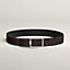 Tube H belt buckle & Leather strap 38&nbsp;mm, View: , view 1 of 2
