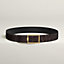 Tube H belt buckle & Leather strap 38&nbsp;mm, View: , view 1 of 2