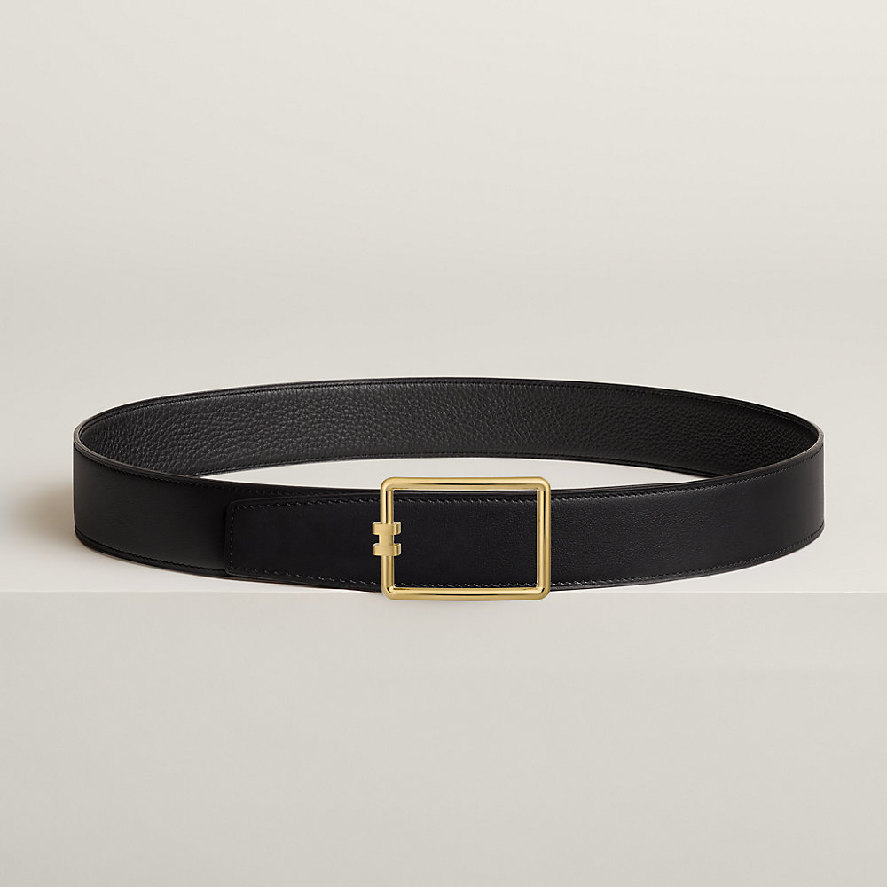 Tube H belt buckle & Reversible leather strap 38 mm | Hermès