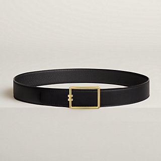 Tube H belt buckle & Reversible leather strap 38 mm | Hermès UAE