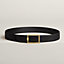 Tube H belt buckle & Reversible leather strap 38 mm, view 2 of 3