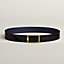 Tube H belt buckle & Reversible leather strap 38&nbsp;mm, View: , view 1 of 3
