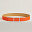 Tube H belt buckle & Reversible leather strap 38&nbsp;mm, View: , view 2 of 3