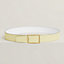 Tube H belt buckle & Reversible leather strap 38&nbsp;mm, View: , view 1 of 3