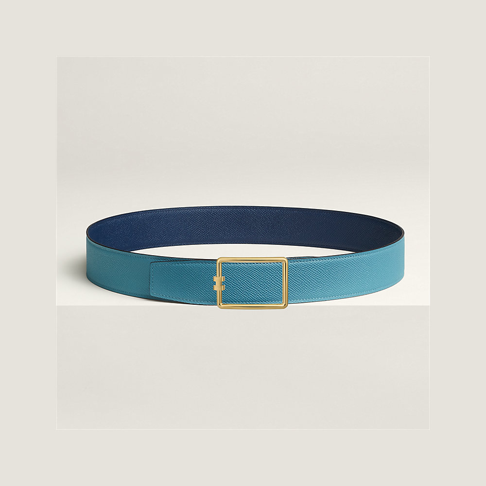 Tube H belt buckle & Reversible leather strap 38 mm | Hermès USA