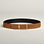 Tube H belt buckle & Reversible leather strap 38&nbsp;mm, View: , view 2 of 2