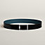 Tube H belt buckle & Reversible leather strap 38&nbsp;mm, View: , view 1 of 3