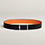 Tube H belt buckle & Reversible leather strap 38&nbsp;mm, View: , view 1 of 3