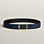 Tube H belt buckle & Reversible leather strap 38 mm, view 2 of 3