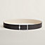 Tube H belt buckle & Reversible leather strap 38&nbsp;mm, View: , view 1 of 2