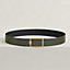 Tube H belt buckle & Reversible leather strap 38&nbsp;mm, View: , view 1 of 2