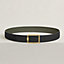 Tube H belt buckle & Reversible leather strap 38&nbsp;mm, View: , view 2 of 2