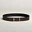 Tube H belt buckle & Reversible leather strap 38&nbsp;mm, View: , view 2 of 3