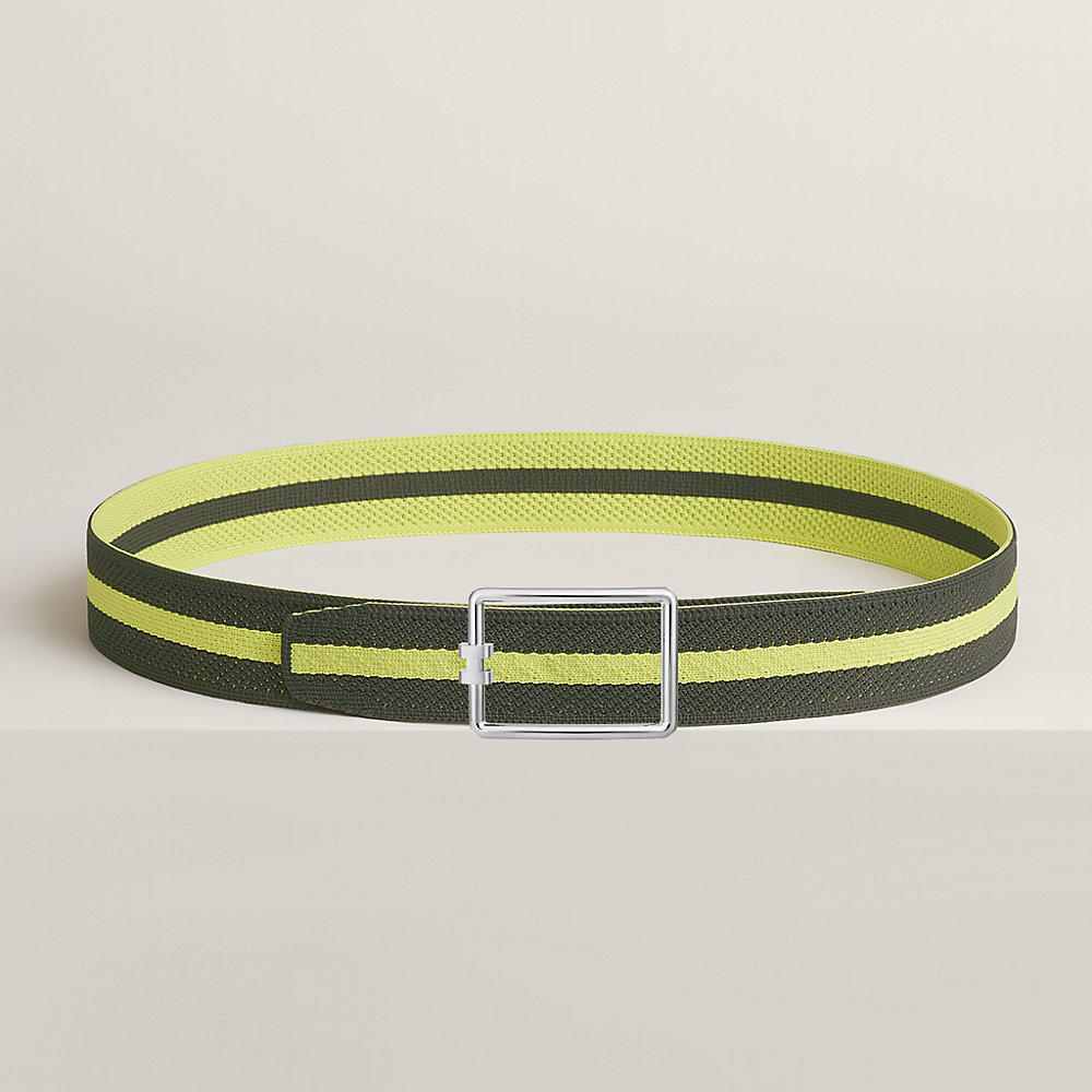 Tube H belt buckle & Team band 38 mm | Hermès Finland