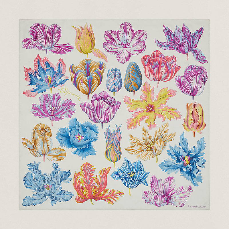 Tulipomanie scarf 90 | Hermès USA