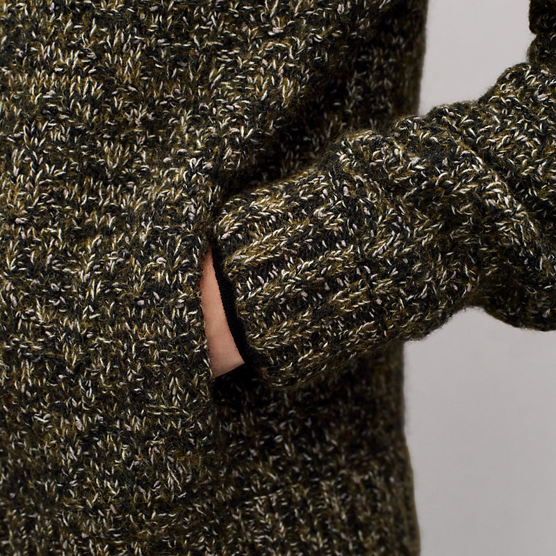 "Tweed"拉鍊夾克
