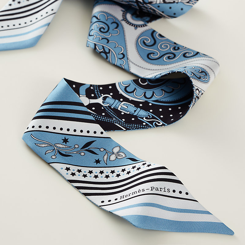 Twilly 《アマゾンの祭典・バンダナ》 - ブルー | Hermès - エルメス  