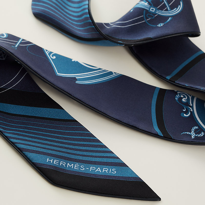 Twilly 《エクスリブリス》 - ブルー | Hermès - エルメス-公式サイト 