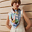 Twilly au Bloc Liste Vernie scarf 90, View: Worn, worn, view 1 of 3