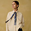 Twilly frange in pelle Les Clés à Pois, Vista: Immagine prodotto indossato, worn, vista 1 su 3