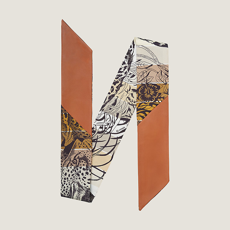 Twilly Jungle Love Rainbow mit Lederspitze | Hermès Deutschland