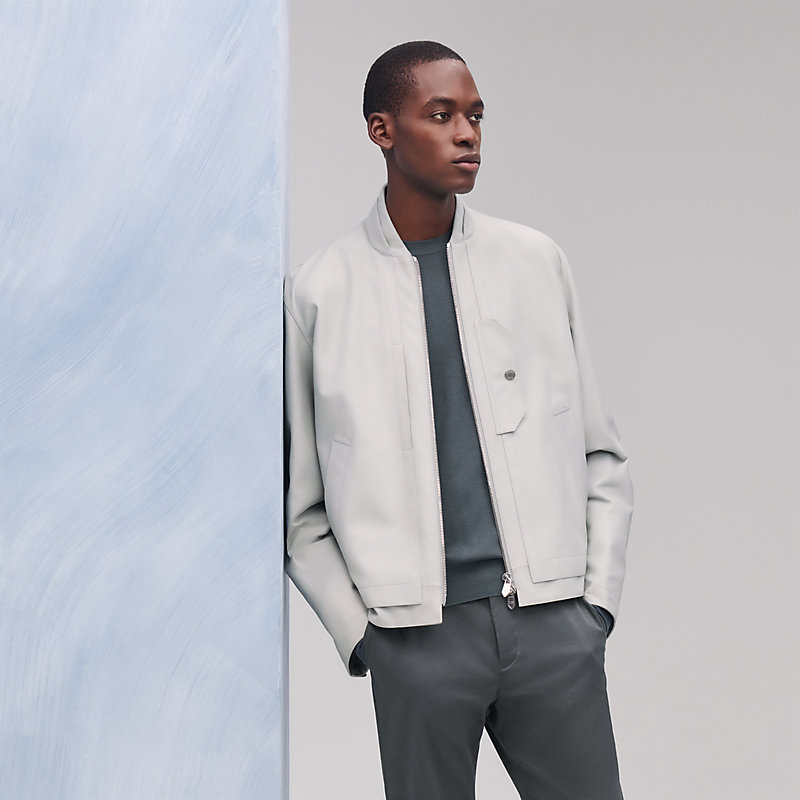 スポーツ時もHermesChain d'Ancreフィット ジップ ジャケット chaine-d-ancre-compose-jacket-