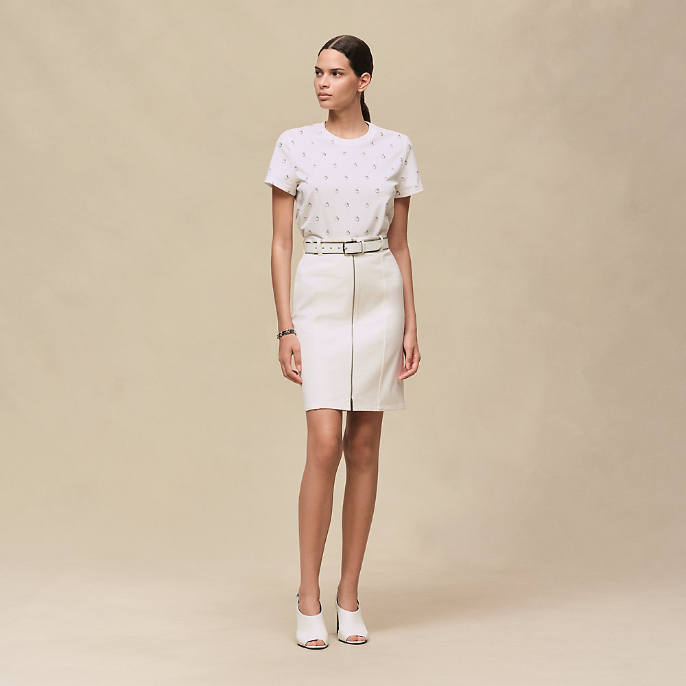 【最終お値下げ】HERMES Tシャツ（アノー・フィネス）プリント　サイズ44 tシャツ-《アノー・フィネス》