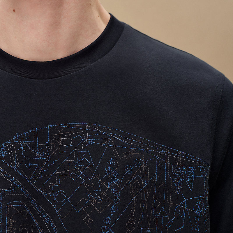 Tシャツ 《カドリージュ》 刺繡入り, イメージ: , ビュー5の5