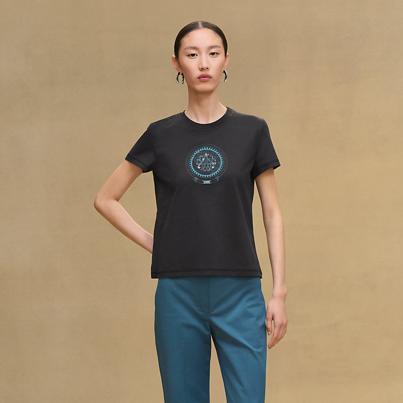 【限定販売】 | 《カルトゥッシュ》 Tシャツ Hermès エルメス-公式サイト - Tシャツ(半袖/袖なし)
