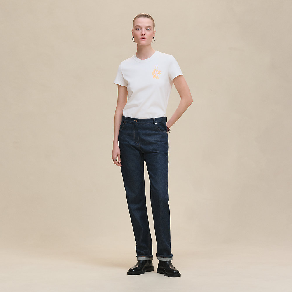 Tシャツ 《カルトゥッシュ》 | Hermès - エルメス-公式サイト