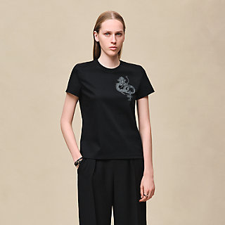 ⭐️エルメス　2026春夏新作　Tシャツ　ボクシーフィット　カルトゥッシュ　36⭐️ tシャツ-《カルトゥッシュ》--