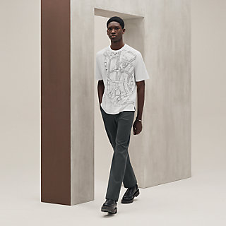 カ*メ様 エルメス Tシャツ Tシャツ 《カヴァルカドゥール・グリフォネ》 - マロン - 3XL