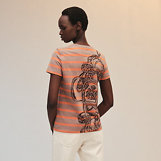 Tシャツ 《ブリッド・ドゥ・ガラ/無秩序》プリント | Hermès 