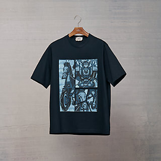 Tシャツ 《メガ・シャリオ・3D》プリント | Hermès - エルメス-公式 