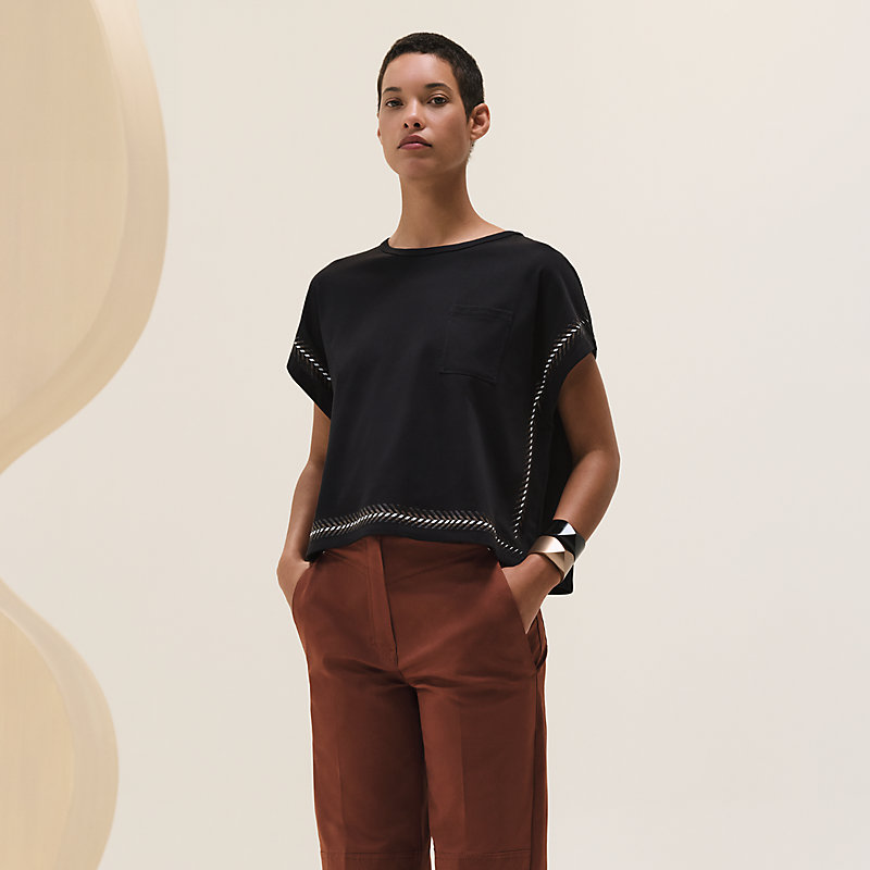 Tシャツ キモノスリーブ 《カルトゥッシュ》 | Hermès Tシャツ キモノスリーブ 《カルトゥッシュ》 | Hermès